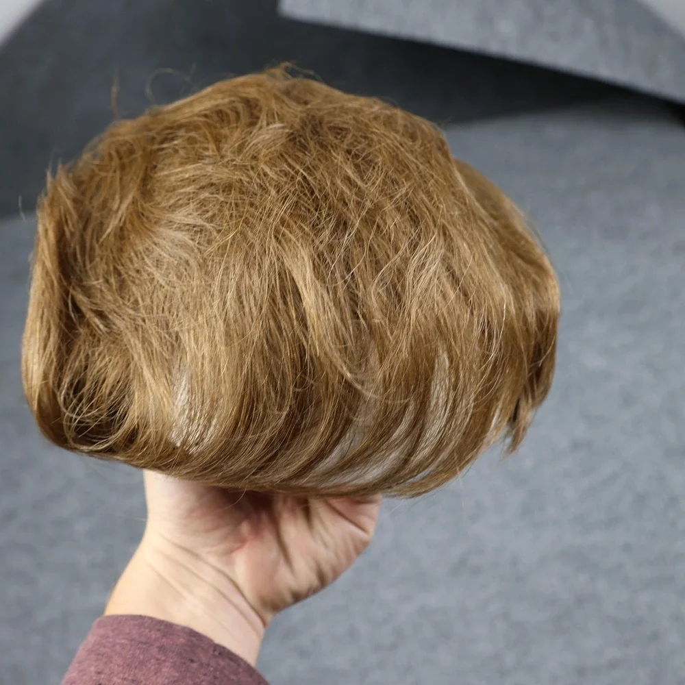 Vintage‎ Helene Curtis 100% Human Hair Topper Brown Made In Japan Wiglet